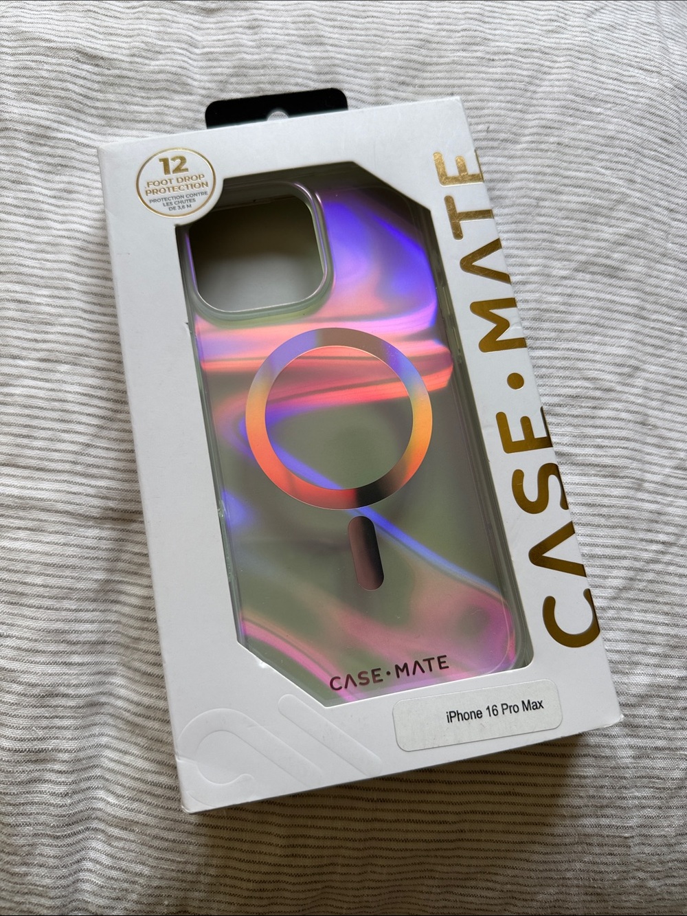 Case-Mate Iridescent Bubble Soap  MagSafe iPhone 16 Pro Max Case